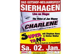 Plakat Supertanz 02. Januar 2016 Gut Sierhagen