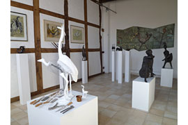 Ausstellungsraum im Karlheinz Goedtke-Haus in Mölln © Karlheinz Goedtke-Haus