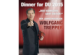 Plakat Dinner for DU 2015 - Wolfgang Trepper