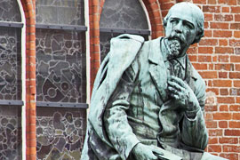 Emanuel Geibel-Denkmal in Lübeck