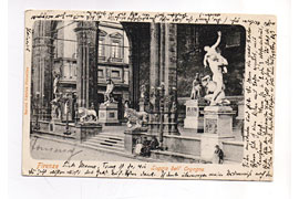 Postkarte aus Florenz von Heinrich Mann © Buddenbrookhaus Lübeck